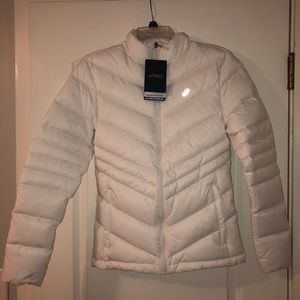 New w/Tags! Women’s ASICS White Jacket size S